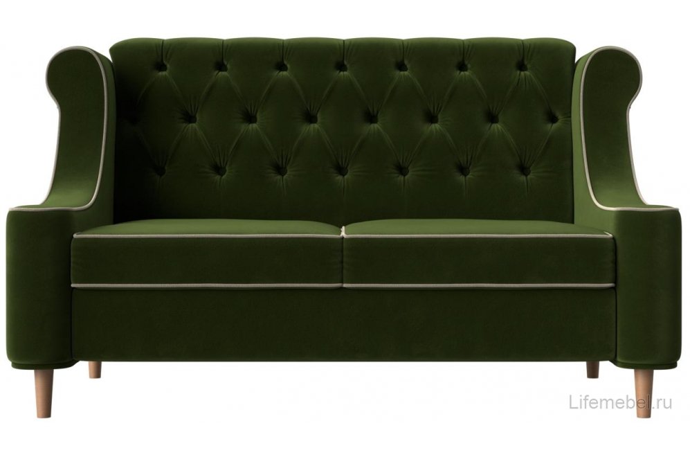 Кухонный диван Бронкс микровельвет зеленый