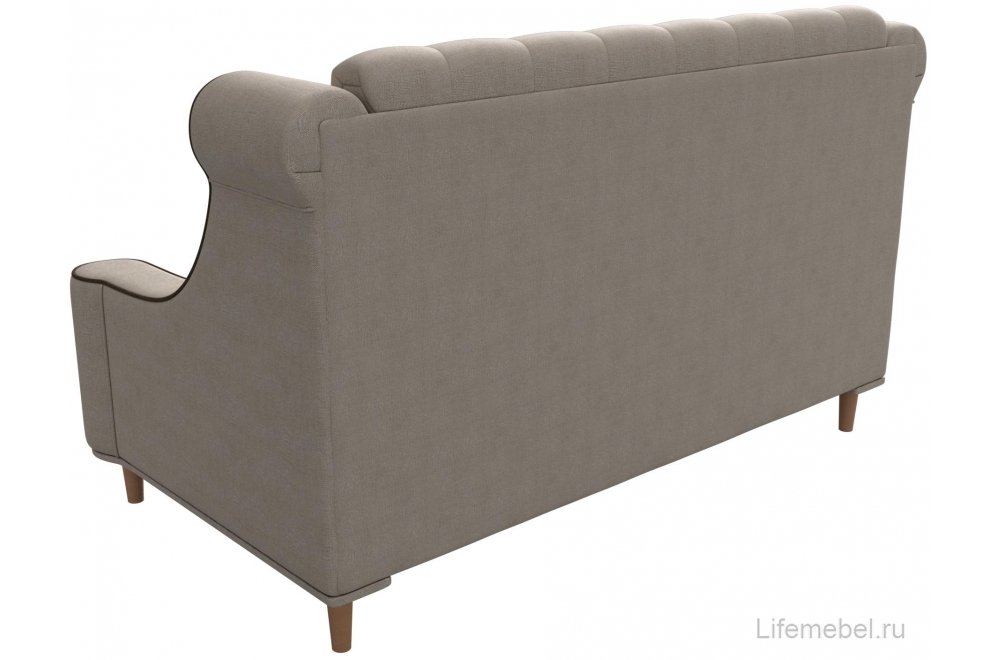 Кухонный диван Бронкс рогожка бежевый