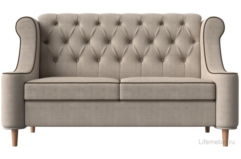 Кухонный диван Бронкс рогожка бежевый