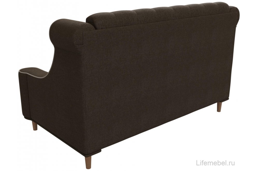 Кухонный диван Бронкс рогожка коричневый