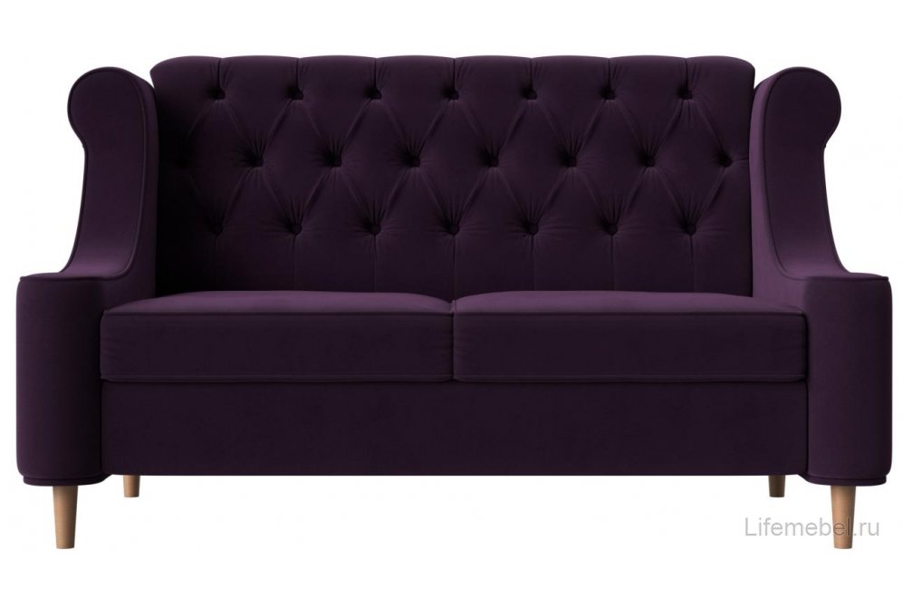 Кухонный диван Бронкс велюр фиолетовый