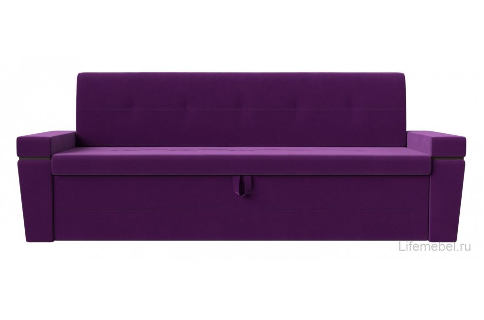 Кухонный диван Деметра микровелвет фиолетовый