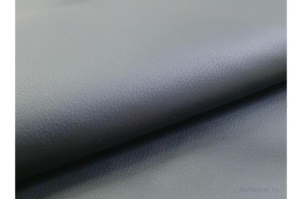 Кухонный диван Дуглас экокожа голубая / черная