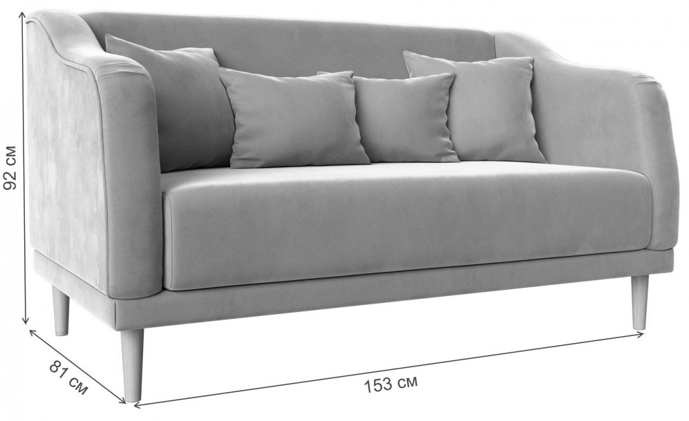 Кухонный диван Киото бирюзовый велюр