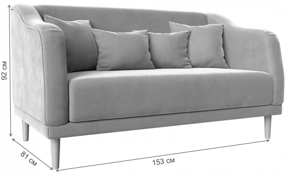 Кухонный диван Киото фиолетовый велюр