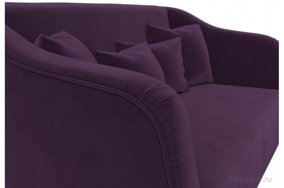 Кухонный диван Киото фиолетовый велюр