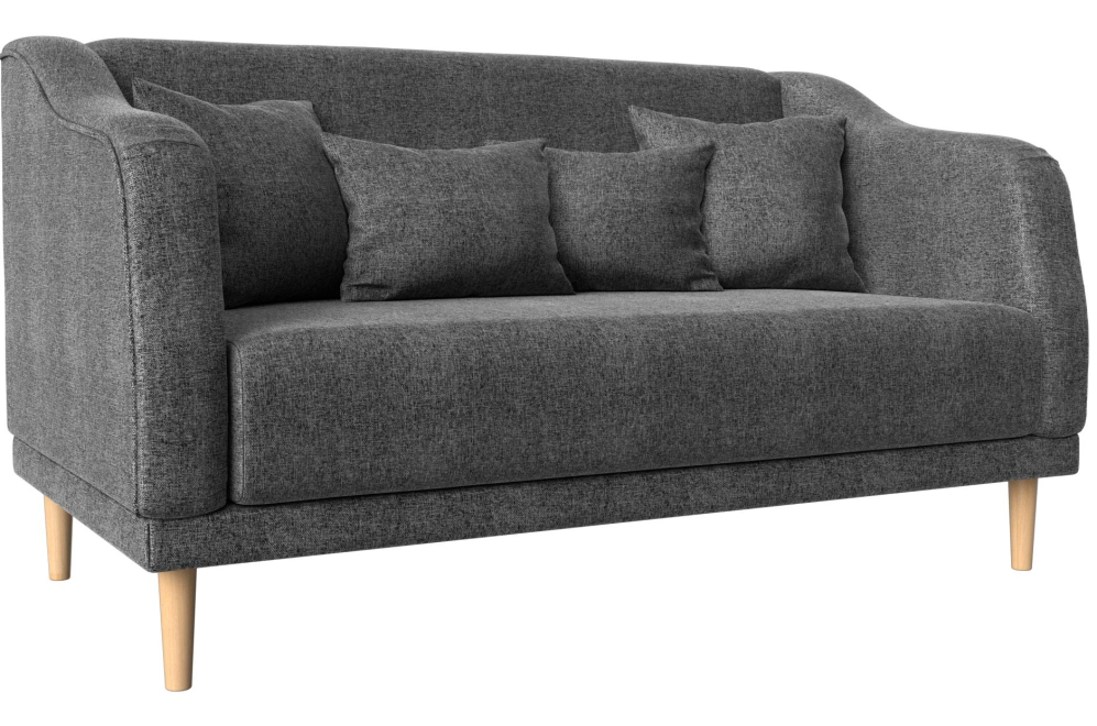 Кухонный диван Киото серая рогожка