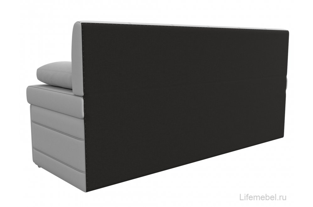 Кухонный диван Лео экокожа белый