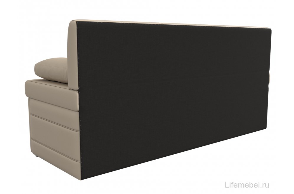 Кухонный диван Лео экокожа бежевый