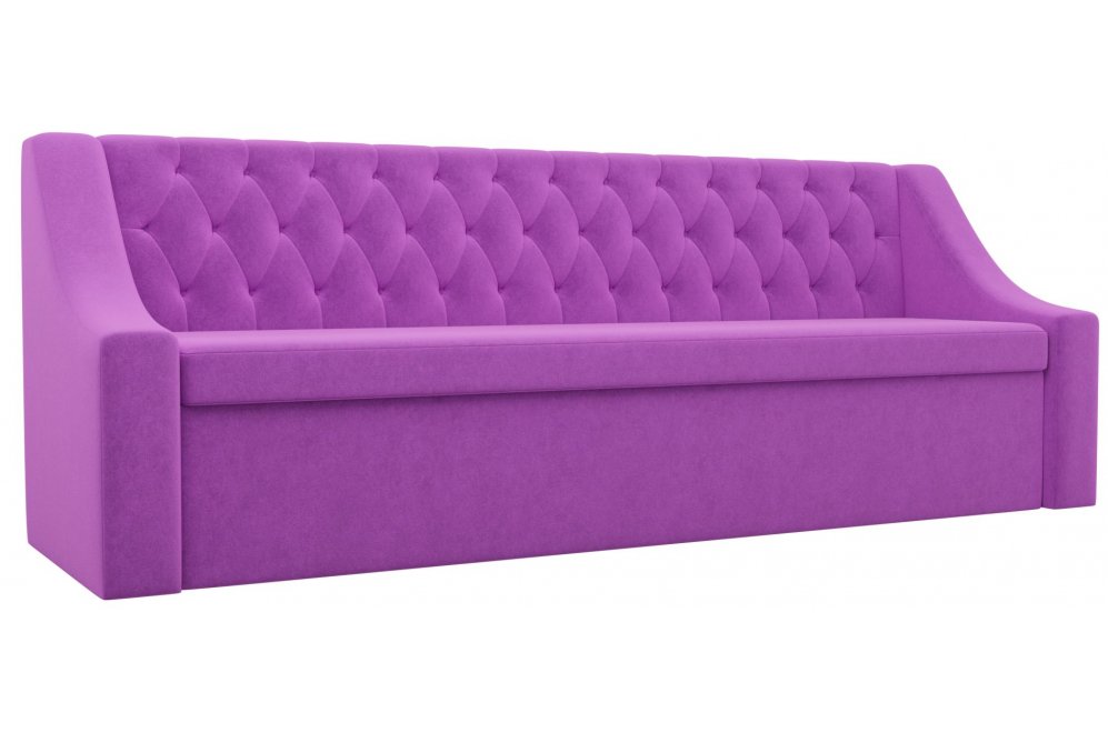 Кухонный диван Мерлин микровельвет фиолетовый