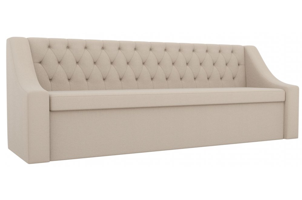 Кухонный диван Мерлин рогожка бежевый