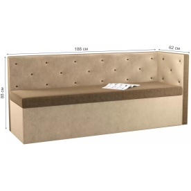 Кухонный диван Салвадор правый