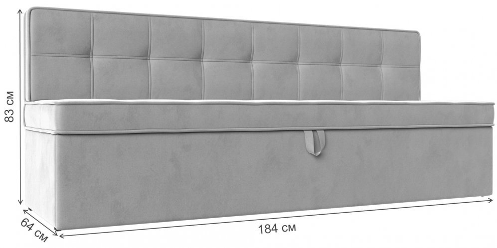 Кухонный диван Техас бежевая рогожка