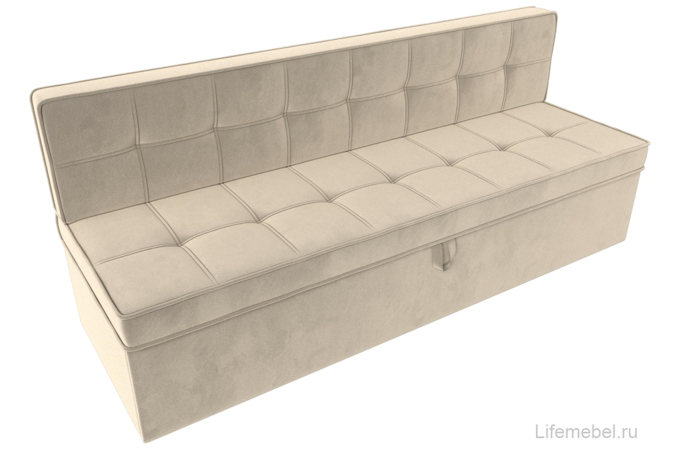 Кухонный диван Техас бежевый микровельвет