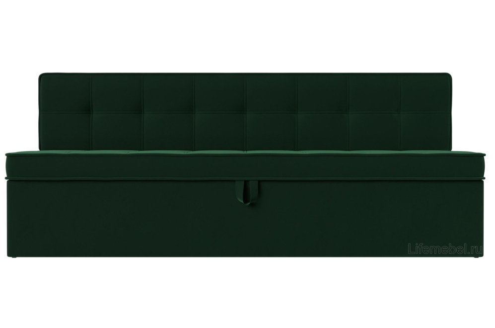Кухонный диван Техас зеленый велюр