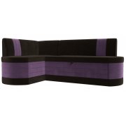 коричневый / сиреневый микровельвет