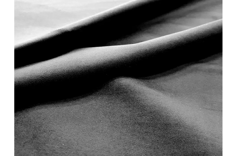 Кухонный диван Вегас правый велюр черный