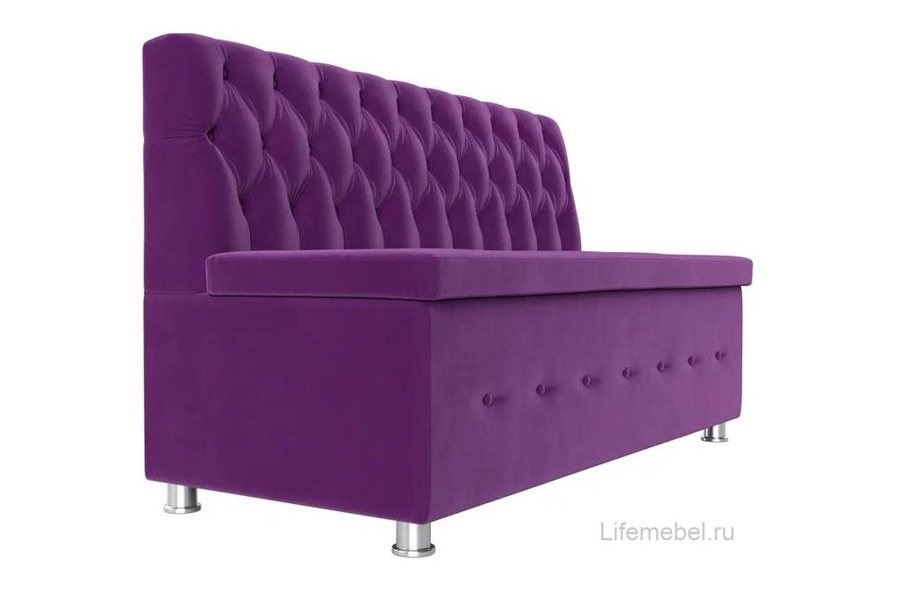 Кухонный диван Вента фиолетовый микровельвет