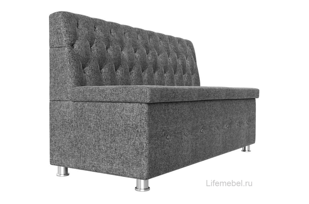 Кухонный диван Вента серая рогожка