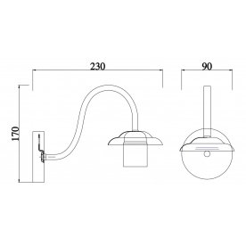 Бра Croce X82-WB1-G