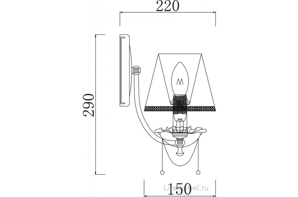 Бра Elegant 10 ARM305-01-W