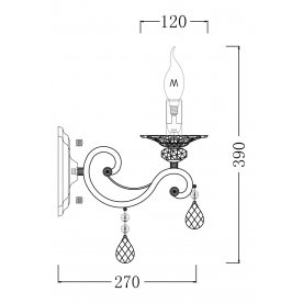 Бра Elegant 3 ARM247-01-R
