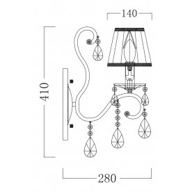 Бра Elegant 7 ARM016-01-R