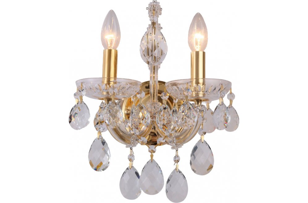 Бра ISABEL AP2 GOLD/TRANSPARENT