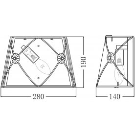 Накладной светильник Elegant 37 ARM369-01-G