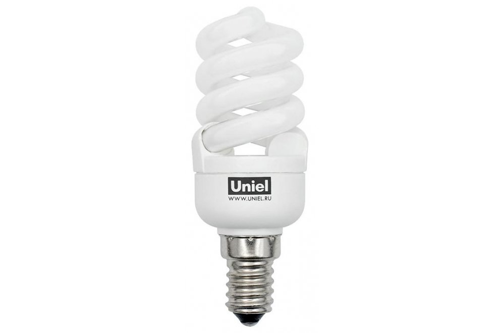 Лампа энергосберегающая (01157) E14 8W 2700K спираль матовая ESL-S41-08/2700/E14