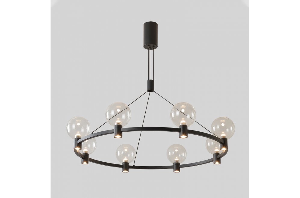 Люстра DUET SP56W LED BLACK