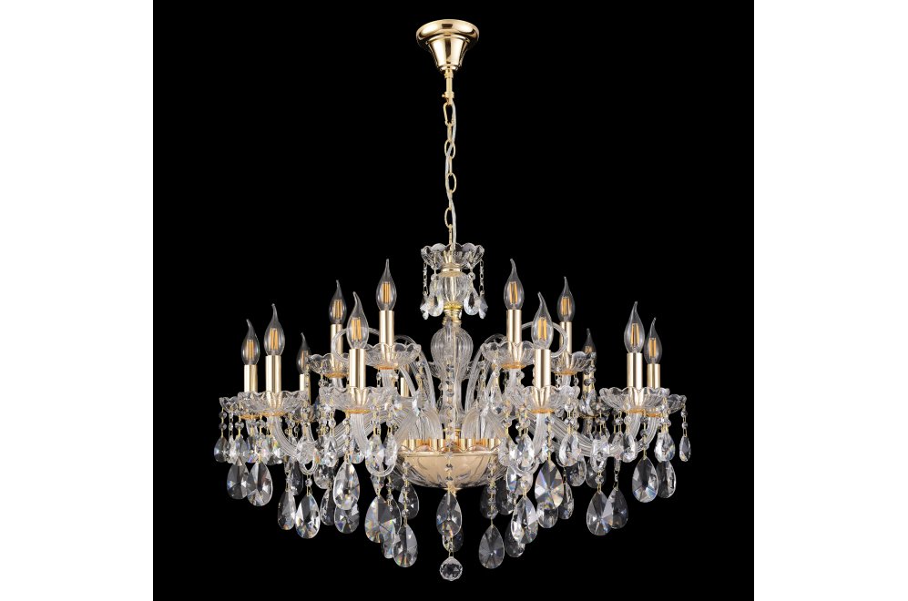 Люстра MONICA SP10+5 GOLD