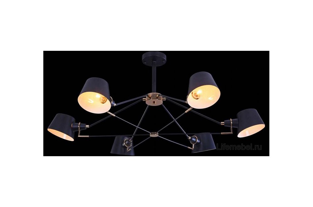 Люстра на штанге Abigail FR5038-CL-06-B