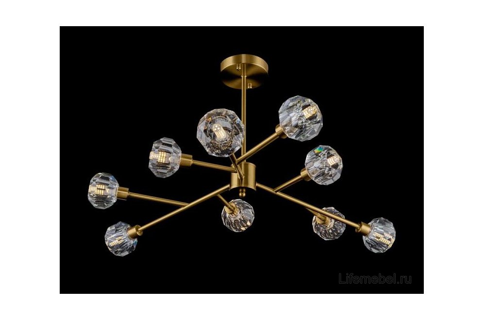 Люстра на штанге Grace FR5114PL-09BZ