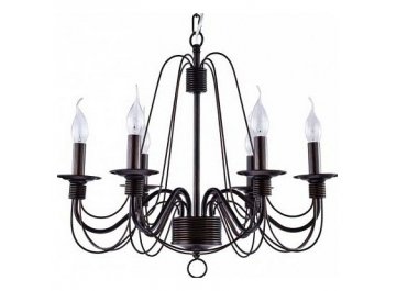 Люстра подвесная  Velia FR046-06-B коричневый