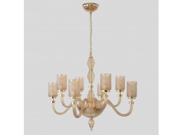 Люстра SILVESTRO SP8 AMBER