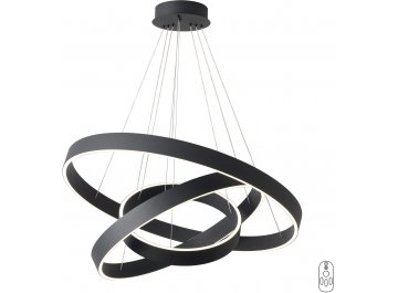 Люстра с пультом управления TRON SP158W LED BLACK