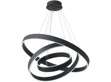 Люстра с пультом управления TRON SP158W LED BLACK