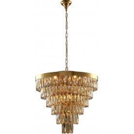 Подвесная люстра ABIGAIL SP-PL15 D620 GOLD/AMBER