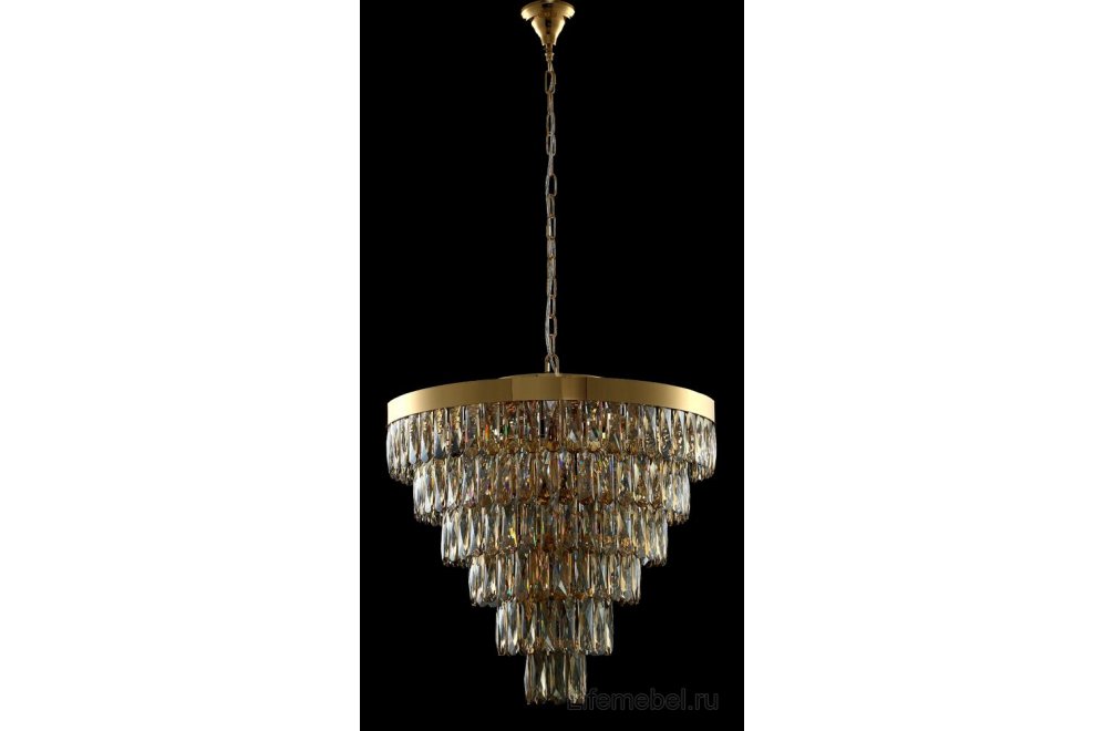 Подвесная люстра ABIGAIL SP-PL15 D620 GOLD/AMBER
