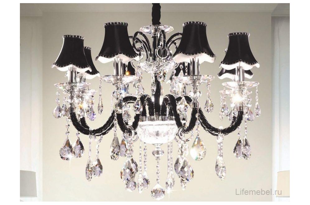 Подвесная люстра Denica LDP 66249-8 BK