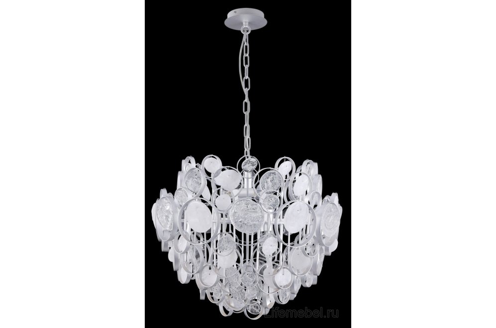 Подвесная люстра DESEO SP6 D460 SILVER