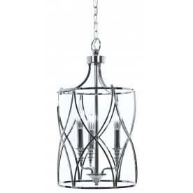 Подвесная люстра LDP 1233-3 CHR