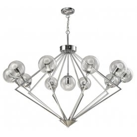 Подвесная люстра FABRICIO SP11 CHROME/TRANSPARENTE