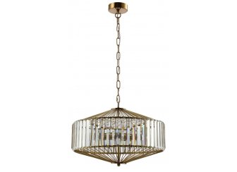 Подвесная люстра FIESTA SP5 BRASS/TRANSPARENTE