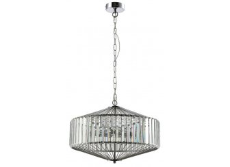 Подвесная люстра FIESTA SP5 CHROME/TRANSPARENTE