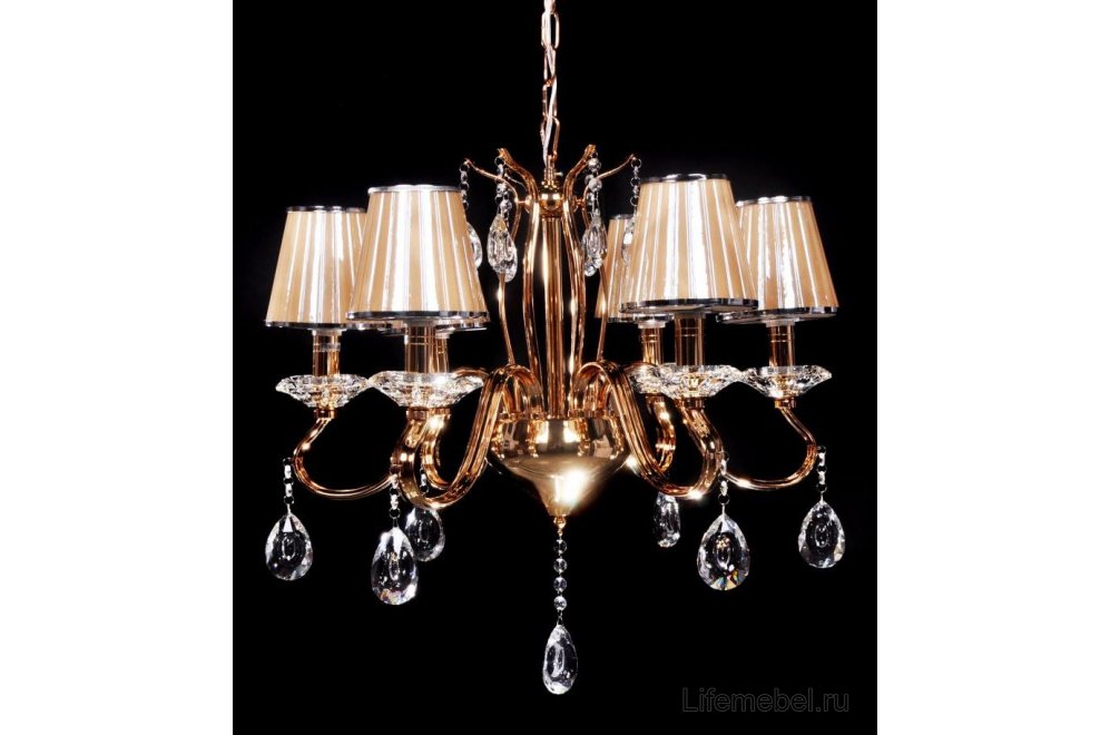 Подвесная люстра Finezzia LDP 9267-6 GD