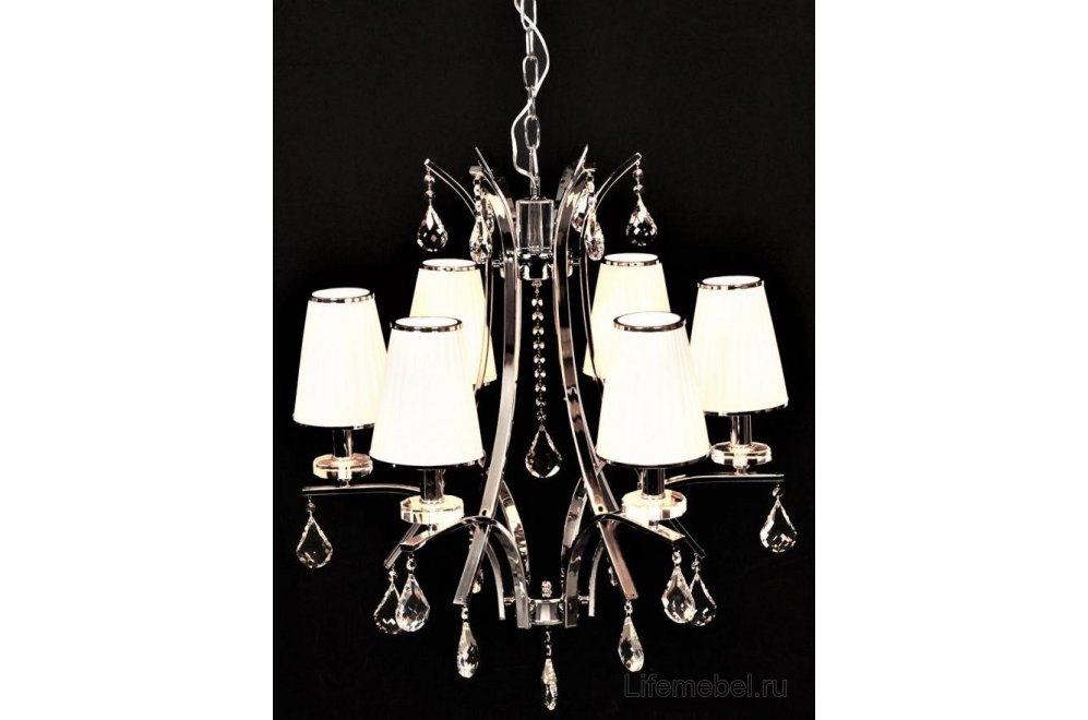 Подвесная люстра Glamour LDP 66247-6 WT