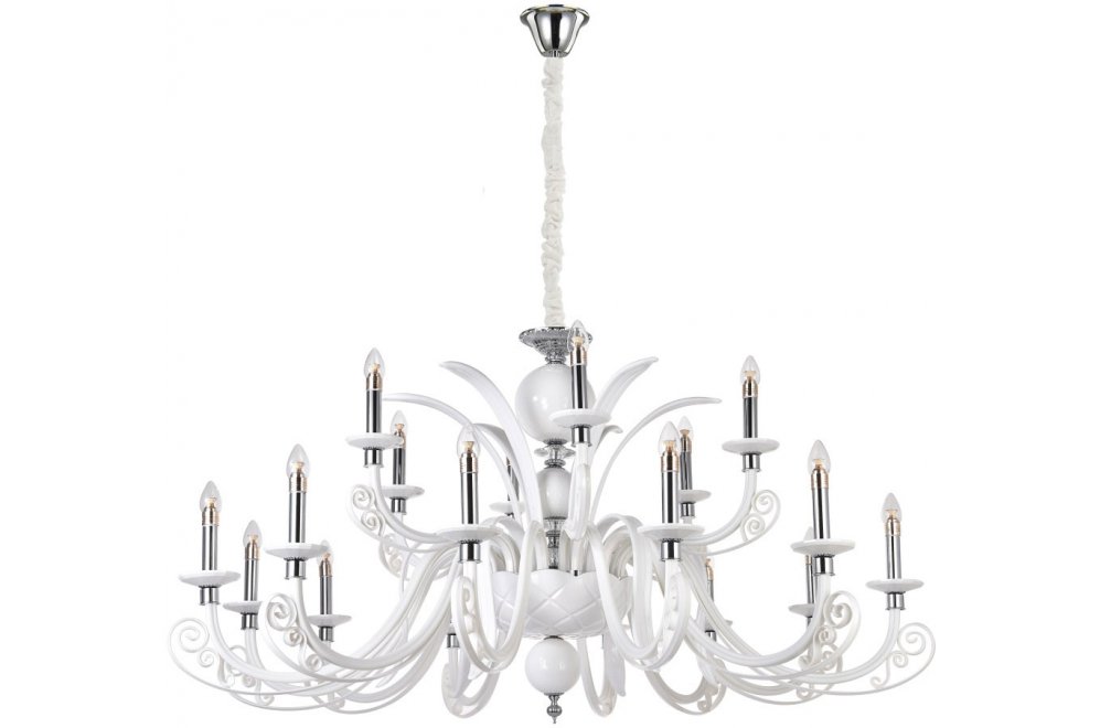 Подвесная люстра LETISIA SP12+6 WHITE