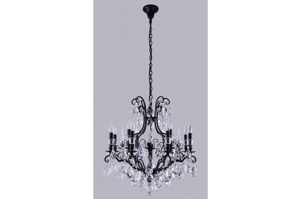 Подвесная люстра Magnifico SP13 Black/Transparent